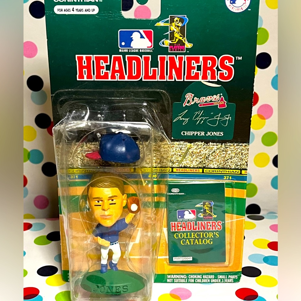 MLB Headliners Corinthian 1996 Atlanta Braves Chipper Jones new/unopened